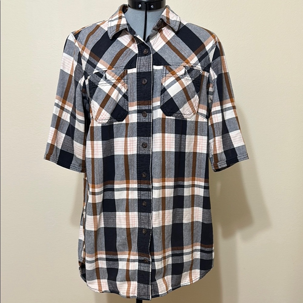 Duluth Trading Co Black and White Tunic‎